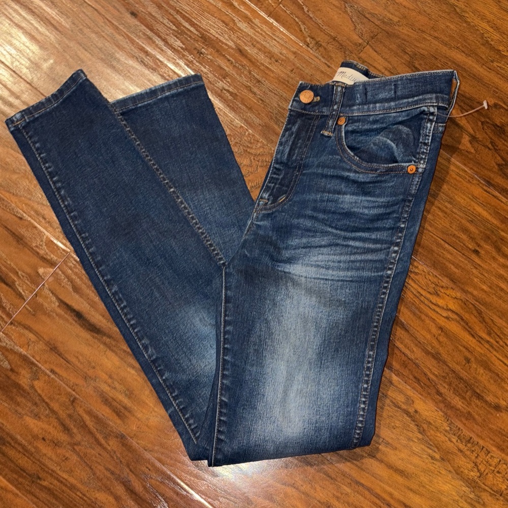 Madewell Women's Skinny Jeans - Dark Blue